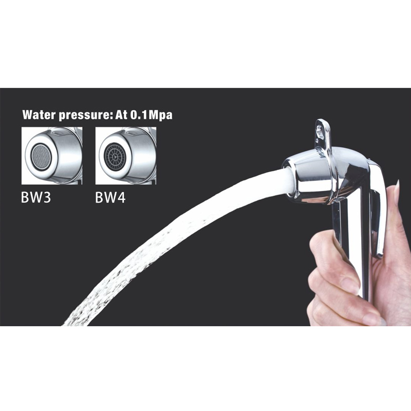 Cabezal de rociador de inodoro de bidé de baño de rosca macho de 20 mm chapado en ABS